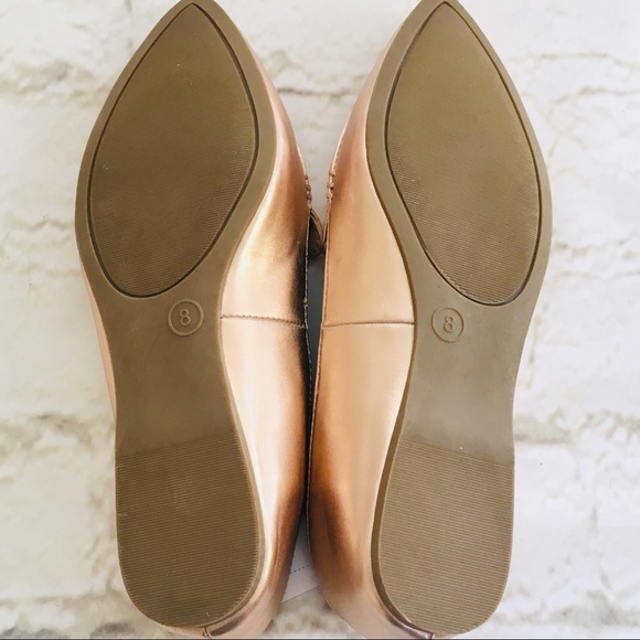 A New Day Micah Rose Gold Pointed Toe Loafer NWT - Picture 7 of 8